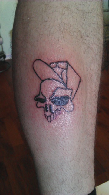 mein erstes selfmade tattoo