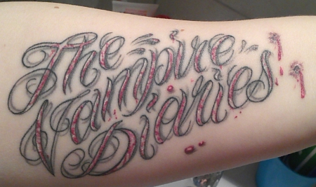 Diaries tattoo vampire Nina Dobrev