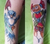 Vodoo und Vogel.