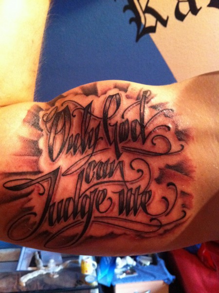 Only God can Judge me