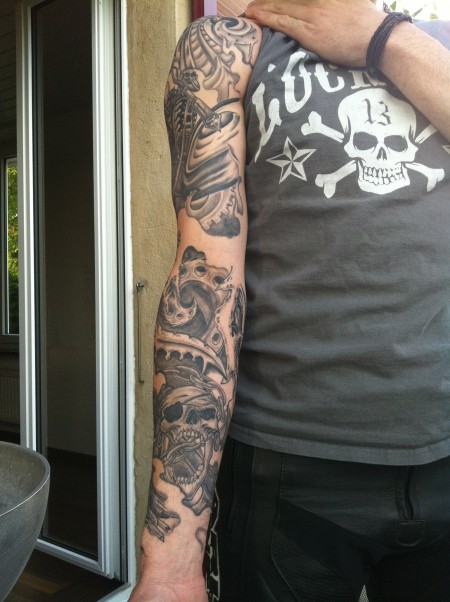 Full Sleeve Black and Grey Nr.3