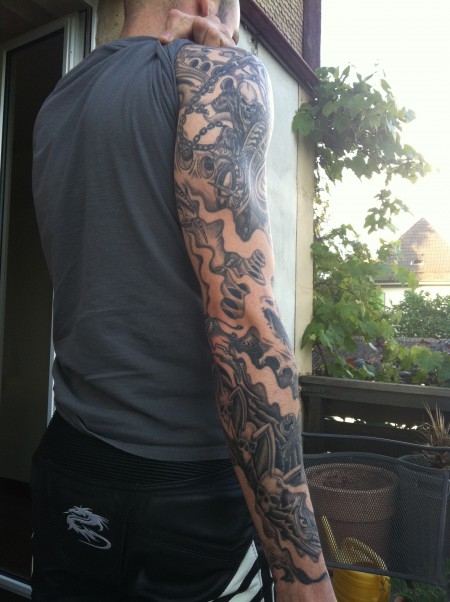 Full Sleeve Black and Grey Nr.2