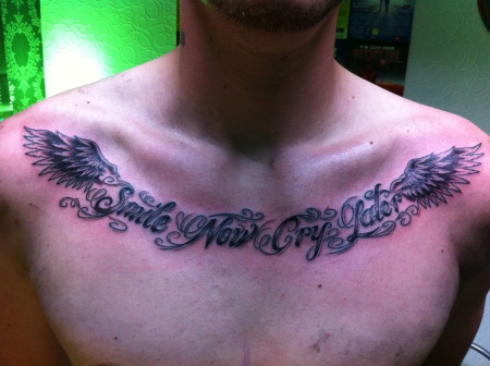 Smile now cry later