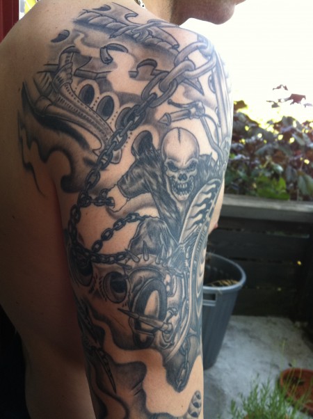 Full Sleeve Black and Grey Nr.6