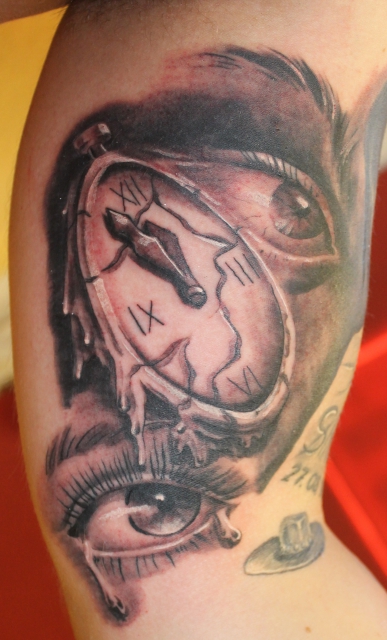 uhr und augen