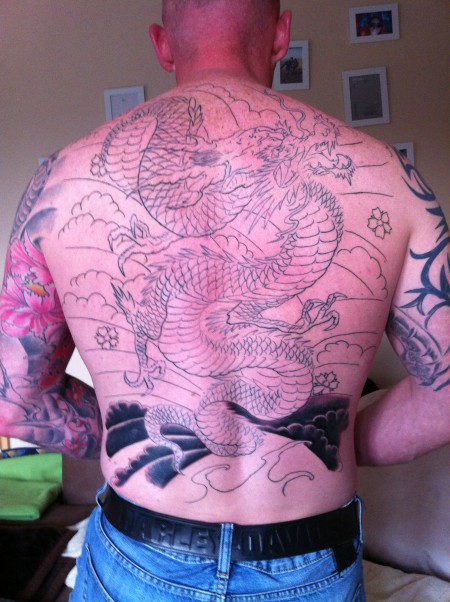 Drachen in Arbeit