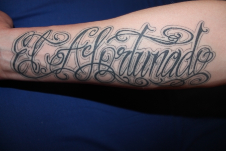 Schriftzug= El Afortunado