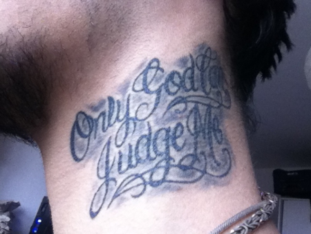 Only God can Judge me