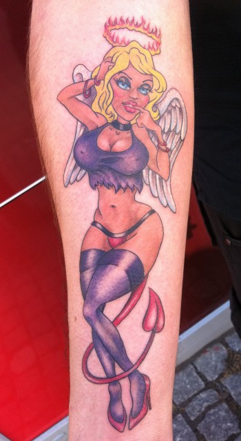Pin Up Engel/Teufel