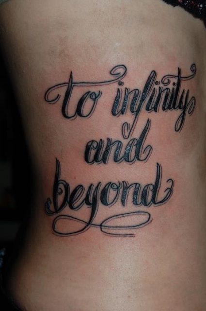 to infinity and beyond