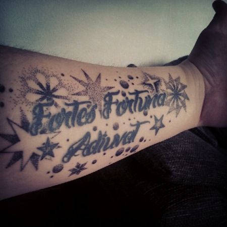 Unterarm-Tattoo nach Erweiterung