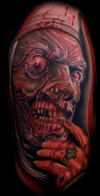 Illustration in Skin; Mario Hartmann; Flesh-Eating Church Sabbath