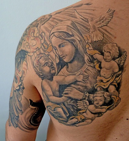 Maria und Baby Jesus
