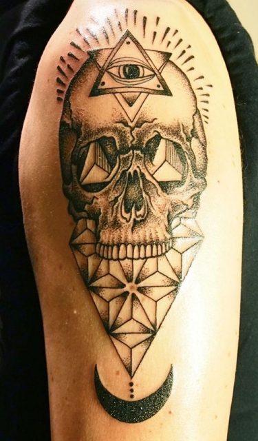 Dotwork-Skull