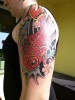 Koi auf Oberarm
