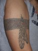 Feder mit Schlangenband