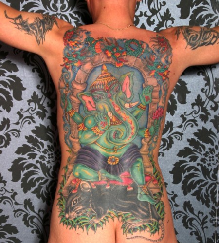 ratte-Tattoo: Ganesh