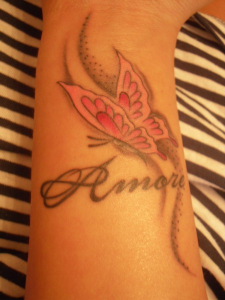 Schmetterling & Liebe :)  2.Tattoo 