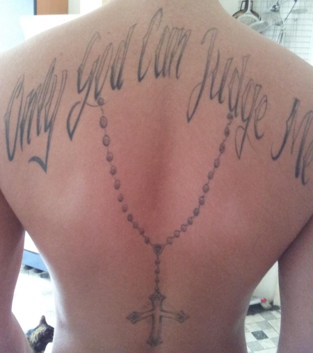 only god can judge me