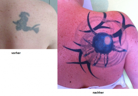 Cover Up einer Hexe