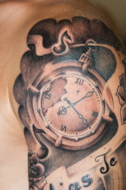 Detail A: Uhr Oberarm 