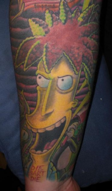Sideshow Bob meines Simpsons Arm ...