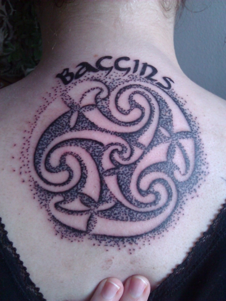 Triskele dotwork