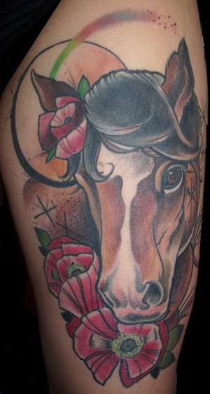 pony-Tattoo: Das Pony