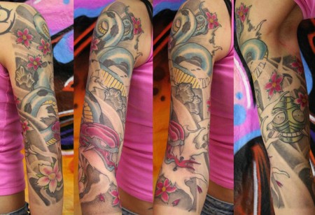 Frauen blumen tattoos arm Tattoo Arm