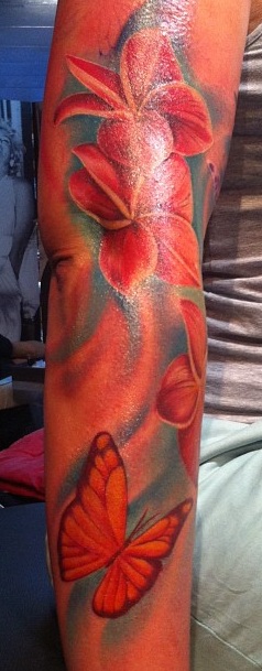sleeve in progress