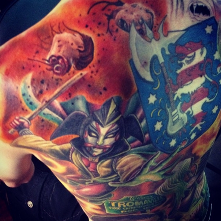 TROMA Backpiece 2 (Sgt. Kabukiman)