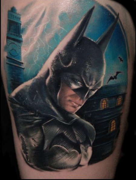 Batman Tattoo by Alex de Pase - endlich fertig