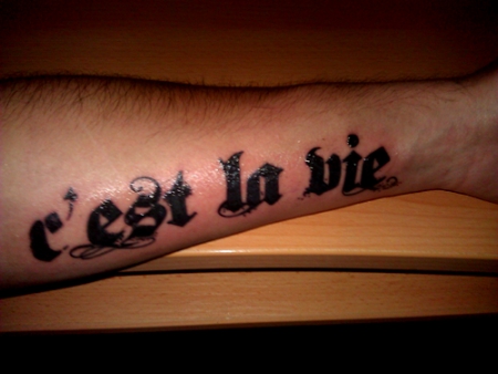 C'est la vie