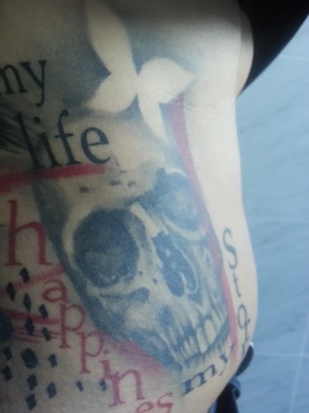Cover-up Trash Polka - my life, my story, happiness - Teil 1