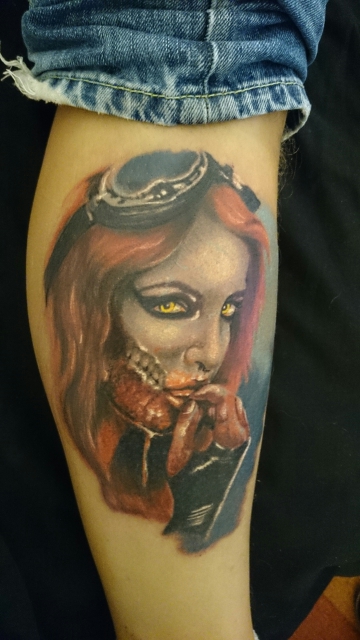 Girl like zombie