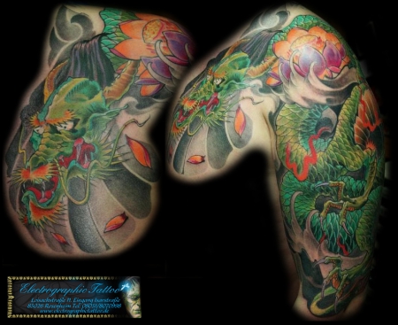 drachen-Tattoo: Drachen