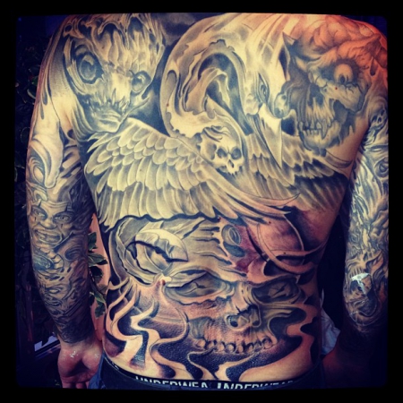 Rückentattoo