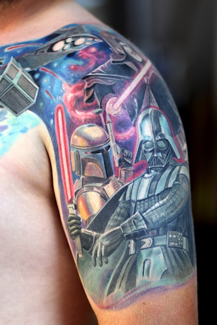 Star wars tattoo teil 2. von Electrographic tattoo Rosenheim