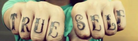 True Self - Knuckle Tattoo