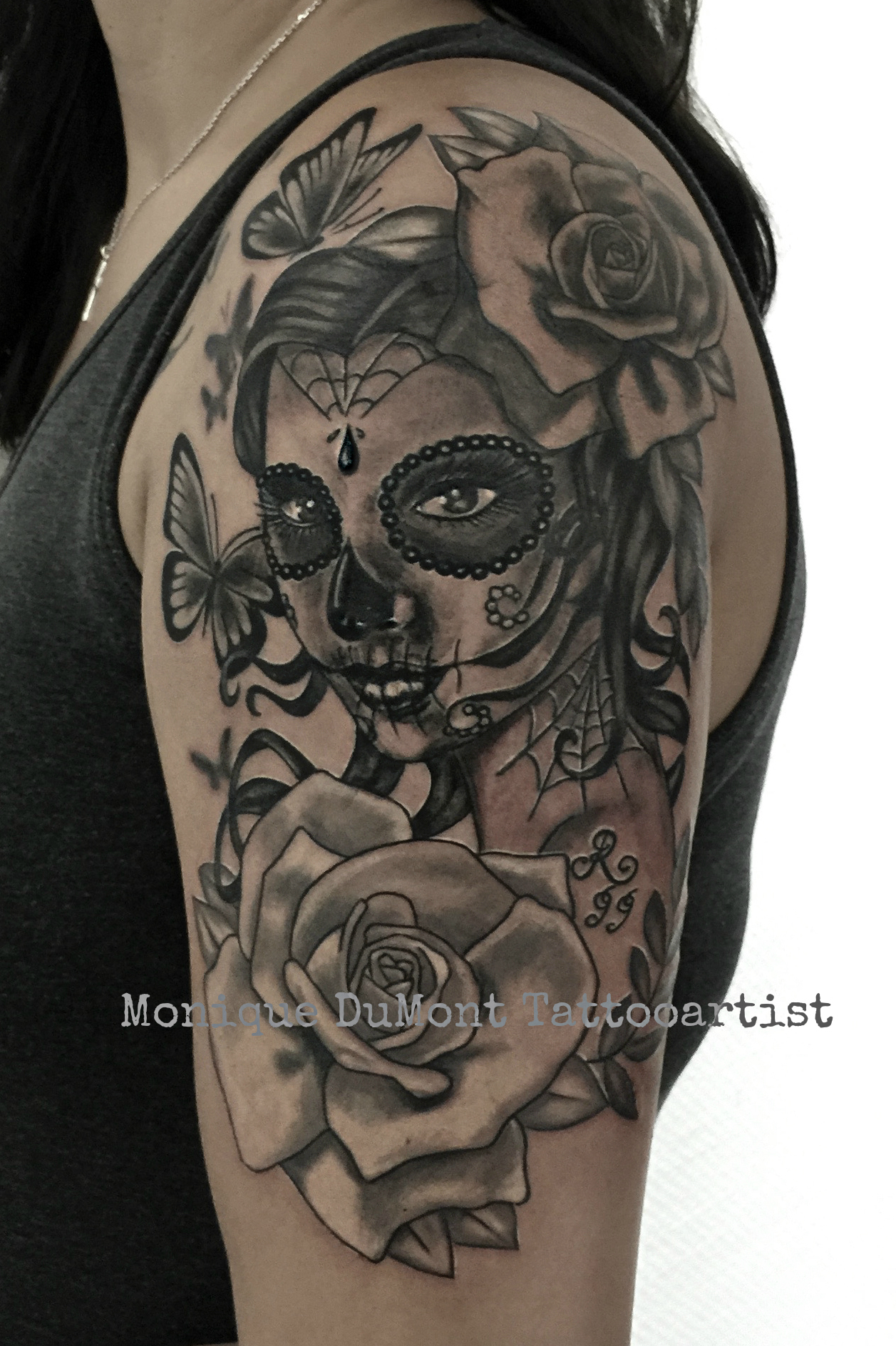 Missteriousfrommars Muerte La Catrina Tattoos Von Tattoo Bewertung De