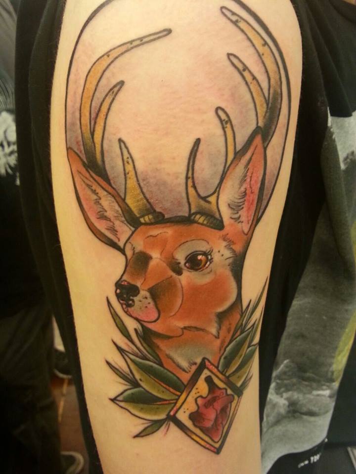 Salat Mit Herz Hirsch Tattoos Von Tattoo Bewertung De