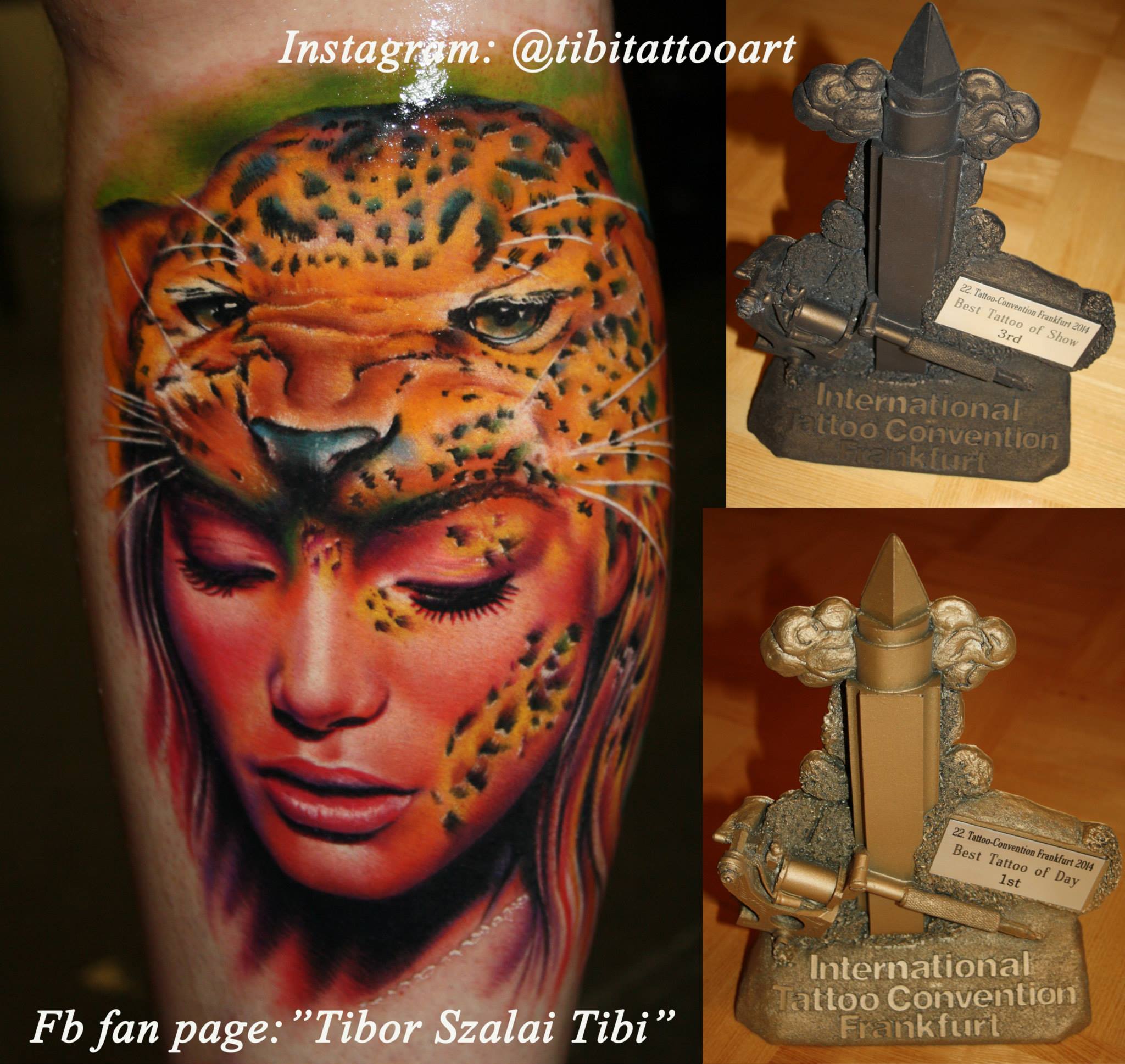 Stephan Tempel Frau Leopard Tatowiert Von Tibor Szalai Tattoos Von Tattoo Bewertung De