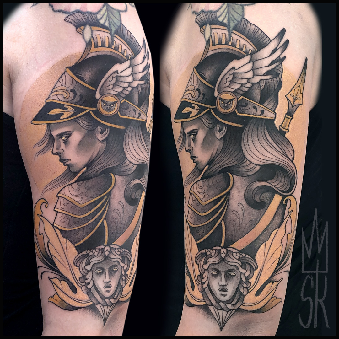 Amnesie Pallas Athene Tattoos Von Tattoo Bewertung De Amnesie Pallas Athene Tattoos Von Tattoo Bewertung De