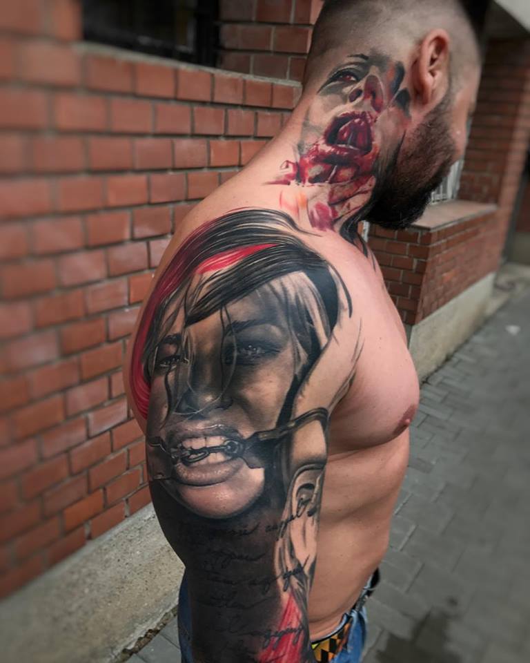 Flügel hals tattoo männer ▷ Flügel