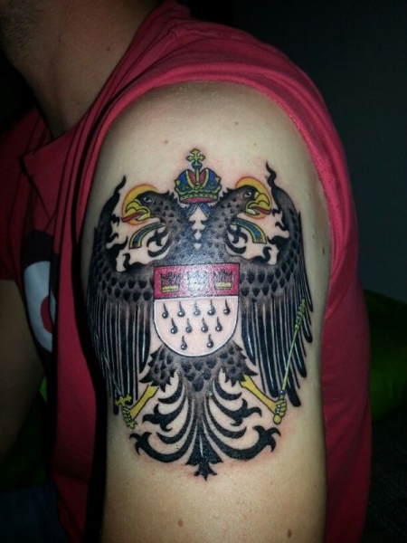 köln-Tattoo: Stadtwappen köln