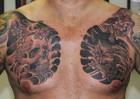 Japanese chest piece