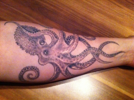 Octopus Schwarz/Weiß neu Fotografiert 
