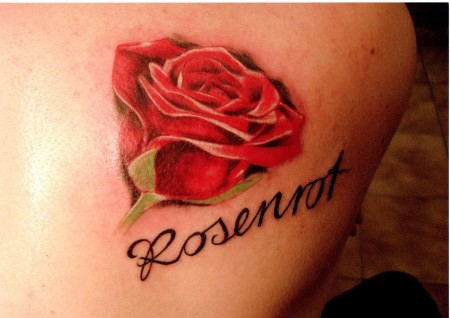 rammstein-Tattoo: ROSE