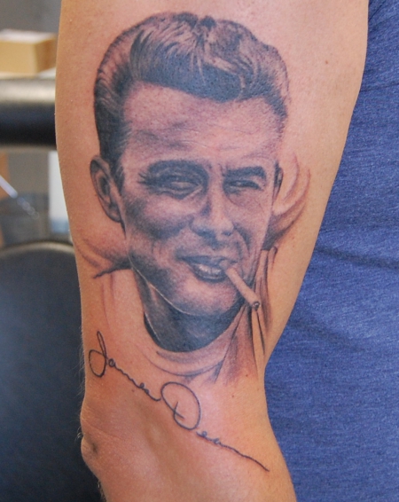 James Dean by Jared Blue TattooNOW