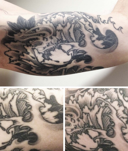 Japanischer Innenarm, gestochen 2003